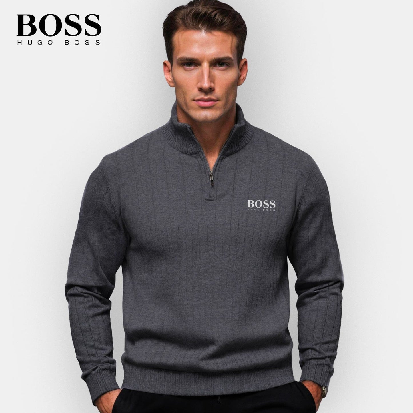 Men's Zip-Up Sweater (Clearance)